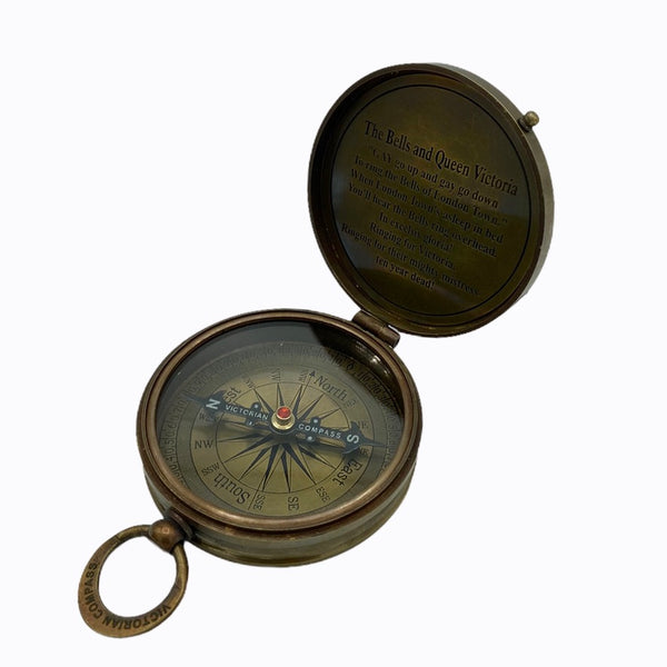 Bronze 3" Victoria Compass in a special Wood Box