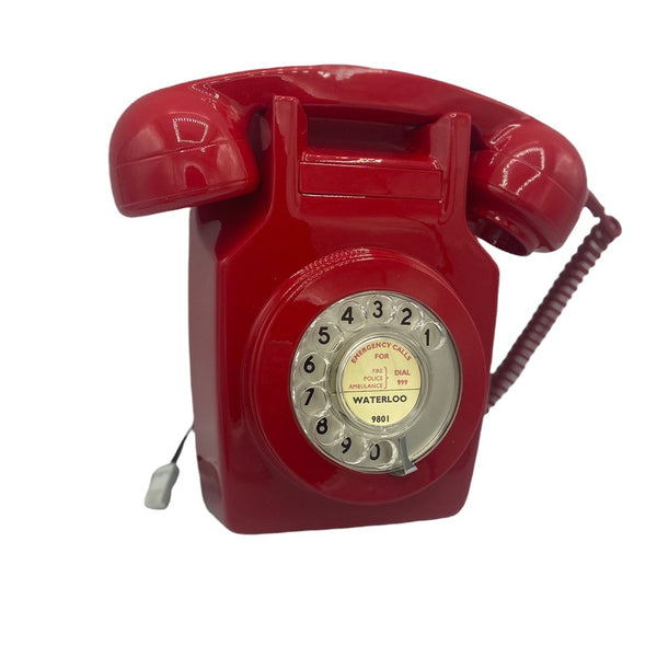 Antique British General Post Office (GPO ) Red Wall 1960/70's Series 741 Telephone