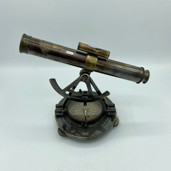 Black Surveying Alidade with a 9-13" Telescope & Compass