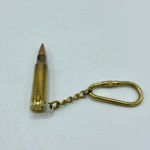 Brass Bullet Key Ring
