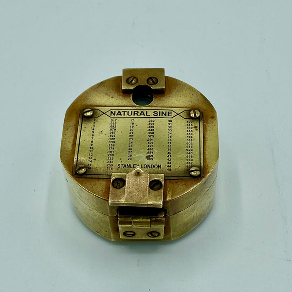 Brass 2.5" Brunton Pocket Transit Surveying or Geology Compass in a box