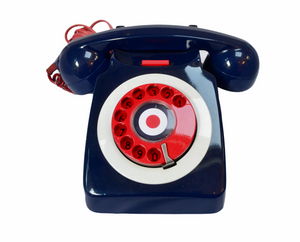 Antique 1960-70s  Target Blue British GPO 746 Telephone