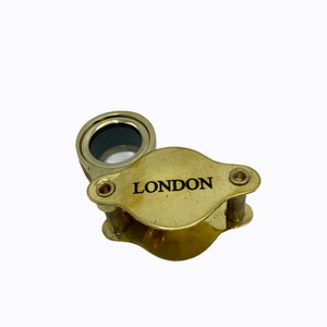 Folding 2" Jewellery Loupe Magnifiers ( Brass , Black or Chrome )