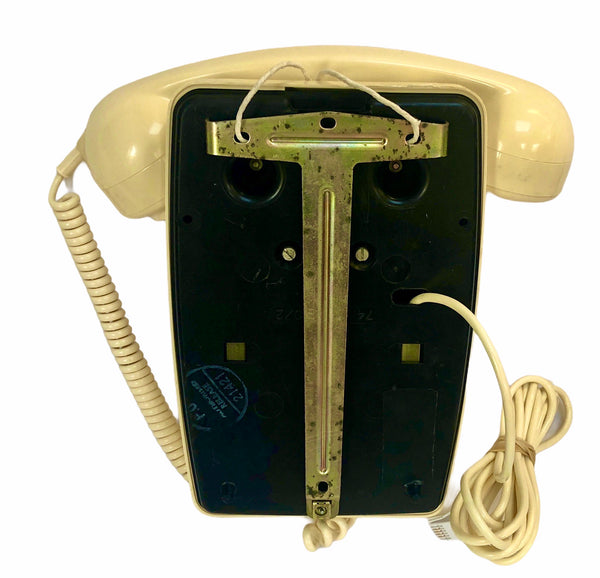 Antique 1960's Cream Series 741 British General Post Office ( GPO ) Wall Telephone