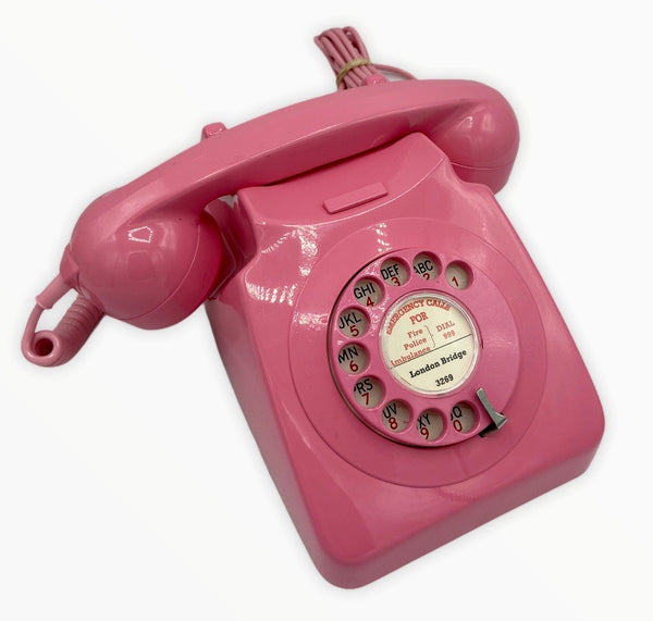 Antique 1960-70s  Pink British General Post Office (GPO) 746 Telephone