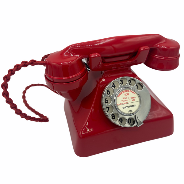 Antique 1930's English Red  #200 series Bakelite GEC Gecophone Telephone